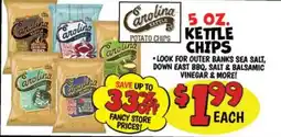 Ollie's Carolina kettle potato chips offer