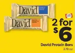 Weis Markets David protein bars offer