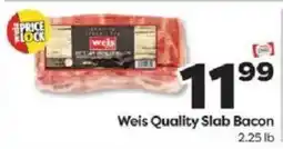 Weis Markets Weis Quality Slab Bacon offer