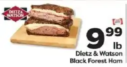 Weis Markets Dietz & Watson Black Forest Ham offer
