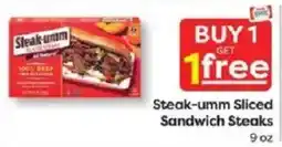 Weis Markets Steak-umm Sliced Sandwich Steaks offer
