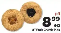 Weis Markets 8" Fruit Crumb Pies offer