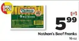 Weis Markets Nathan's Beef Franks offer
