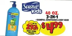 Ollie's Suave kids 3-in-1 offer