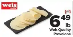 Weis Markets Weis Quality Provolone offer