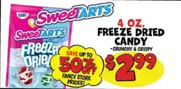 Ollie's Sweetarts freeze dried candy offer