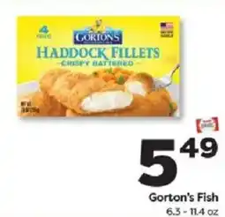 Weis Markets Gorton's Haddock Fillets offer