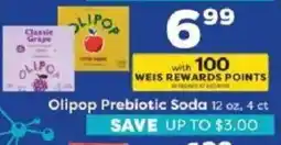 Weis Markets Olipop Prebiotic Soda offer
