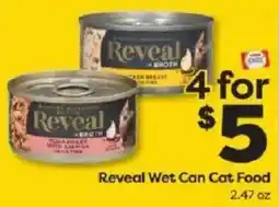 Weis Markets Reveal Wet Can Cat Food offer