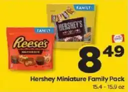 Weis Markets Hershey miniature family pack offer