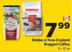 Weis Markets Kimbo or New England Bagged Coffee offer