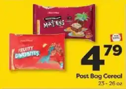 Weis Markets Post Bag Cereal offer