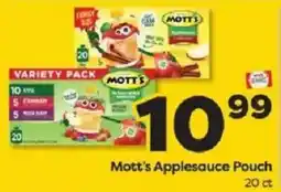 Weis Markets Mott's Applesauce Pouch offer