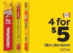 Weis Markets Slim Jim Giant offer