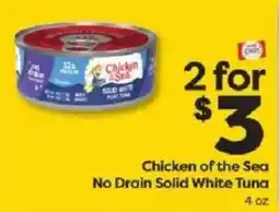 Weis Markets Chicken of the Sea No Drain Solid White Tuna offer