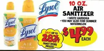 Ollie's Lysol air sanitizer offer