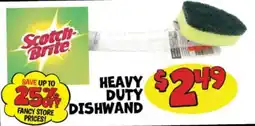Ollie's Scotch-Brite heavy duty dishwand offer
