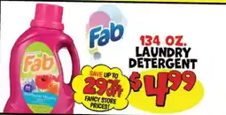 Ollie's Fab laundry detergent offer