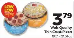 Weis Markets Weis Quality Thin Crust Pizza offer