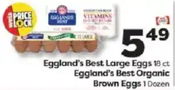 Weis Markets Eggland's Best Large Eggs offer