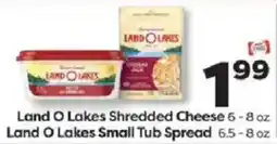 Weis Markets Land O Lakes shredded cheese offer