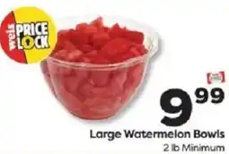 Weis Markets Weis Price Lock Large Watermelon Bowls offer