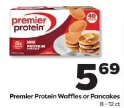 Weis Markets Premier Protein Waffles or Pancakes offer