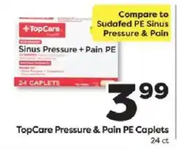 Weis Markets TopCare Pressure & Pain PE Caplets offer