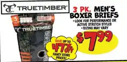 Ollie's Truetimber men's boxer briefs offer