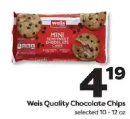 Weis Markets Weis Quality Chocolate Chips offer