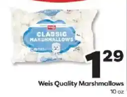 Weis Markets Weis Quality Marshmallows offer