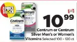 Weis Markets Centrum or Centrum Silver Men's or Women's Vitamins offer