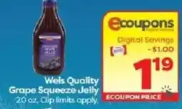 Weis Markets Weis Quality Grape Squeeze Jelly offer
