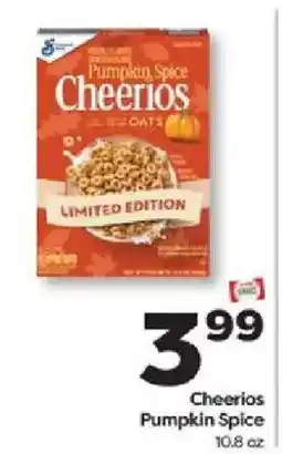 Weis Markets Cheerios Pumpkin Spice offer