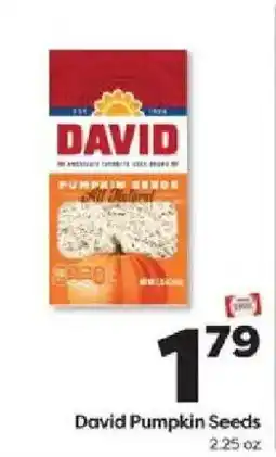 Weis Markets David Pumpkin Seeds offer
