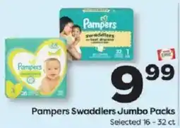 Weis Markets Pampers Swaddlers Jumbo Packs offer