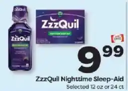 Weis Markets ZzzQuil Nighttime Sleep-Aid offer