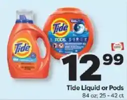 Weis Markets Tide Liquid or Pods offer