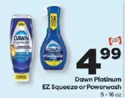 Weis Markets Dawn Platinum EZ Squeeze or Powerwash offer