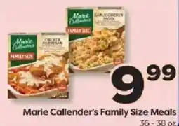 Weis Markets Marie Callender's Family Size Meals offer