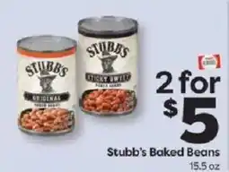 Weis Markets Stubbs Baked Beans offer