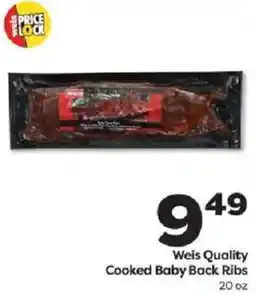 Weis Markets Weis Quality Cooked Baby Back Ribs offer