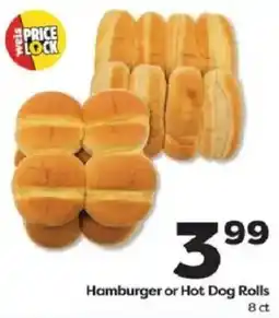 Weis Markets Weis Price Lock Hamburger or Hot Dog Rolls offer