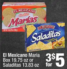 Super King Markets El Mexicano Maria or Saladitas offer