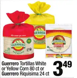 Super King Markets Guerrero Tortillas White or Yellow Corn offer
