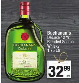 Super King Markets Buchanan's DeLuxe 12 Yr Blended Scotch Whisky offer