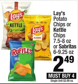 Super King Markets Lay's Potato Chips or Kettle offer