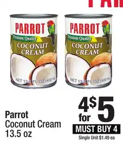 Super King Markets Parrot Coconut Cream offer
