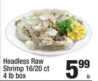 Super King Markets Headless Raw Shrimp 16/20 ct offer