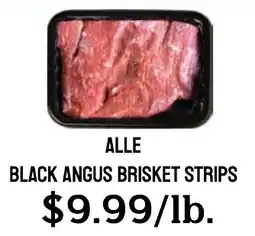 Seven Mile Market Alle black angus brisket strips offer